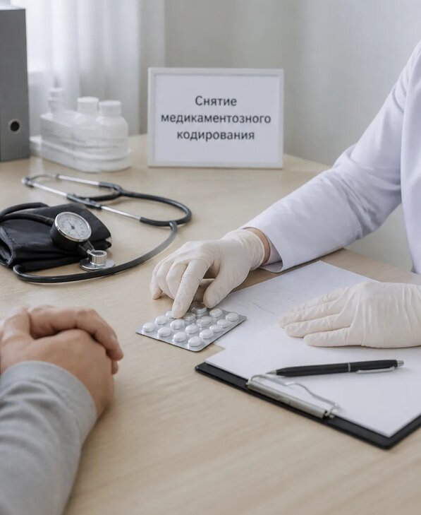 Снятие медикаментозного кодирования в Гулькевичах от 5187 р. | Медзона